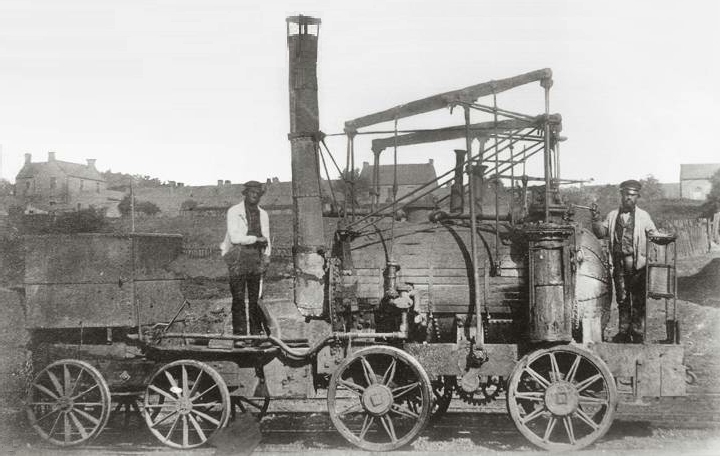 Image of Puffing Billy in 1862